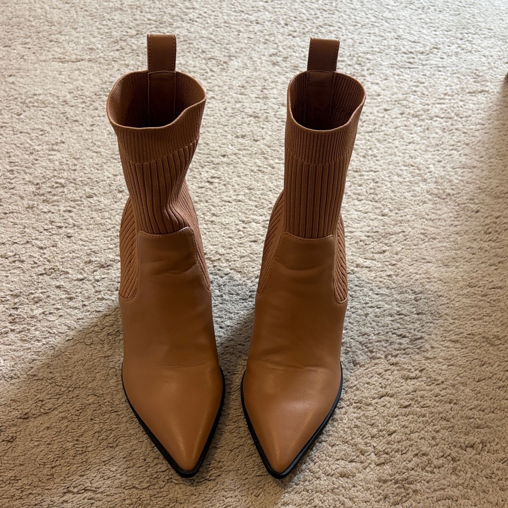 Open Edit pointed booties